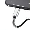USB C to Lightning Cable Kitminun 10ft Silver-2
