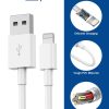 Lightning Cable Banety 6ft Fast Charging White-4