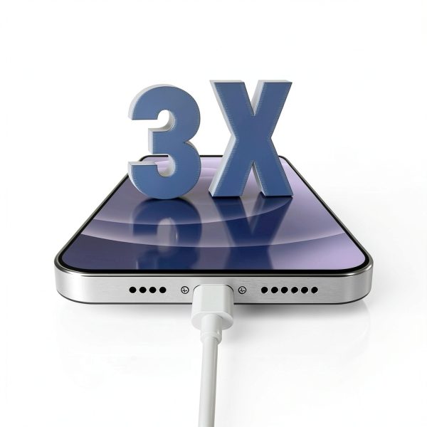 APFEN USB-C to Lightning Cable Fast Charging White-4