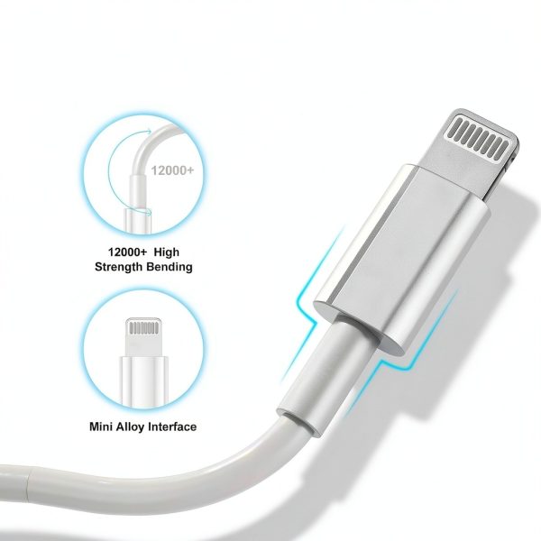 USB C to Lightning Cable Cionum Charging 2Pack-5