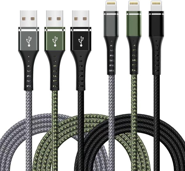 iPhone Lightning Cables DFLASHS Braided Nylon-0