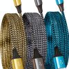 SHUSEL Lightning Cable 6ft 10ft Braided Nylon-0