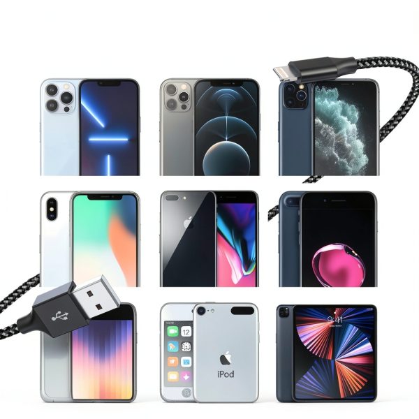 Lightning Cable MenoSupp 10ft Nylon Fast Charge-6