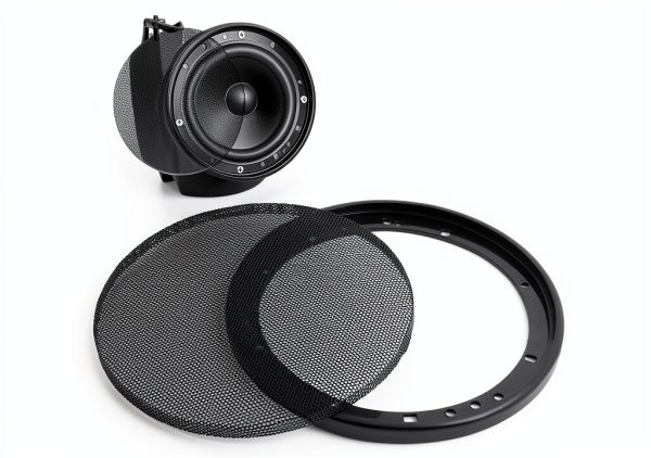 YGDMD Speaker Grill Cover Black Plastic Iron-5