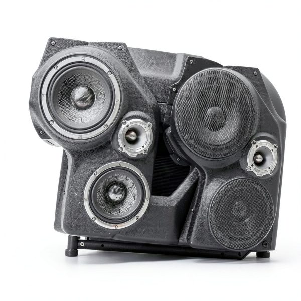 YGDMD Speaker Grill Cover Black Plastic Iron-4