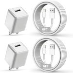 Lightning Cable Banety 6ft Fast Charging White-0