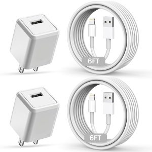 Lightning Cable Banety 6ft Fast Charging White-0