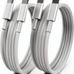 USB C to Lightning Cable Cionum Charging 2Pack-0