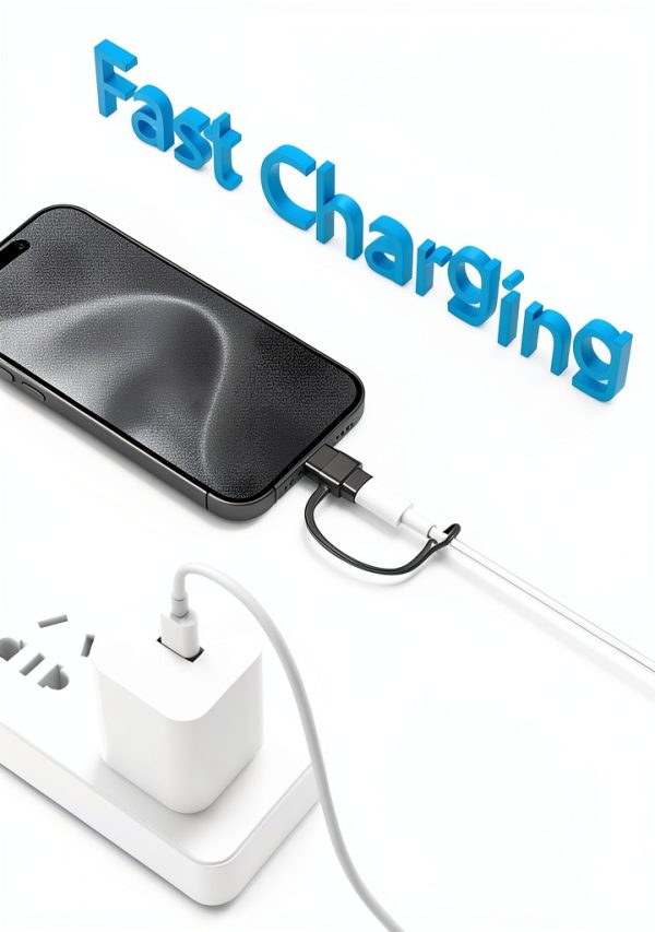 USB C to Lightning Adapter Lertosen Aluminum-1