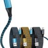 SHUSEL Lightning Cable 6ft 10ft Braided Nylon-6