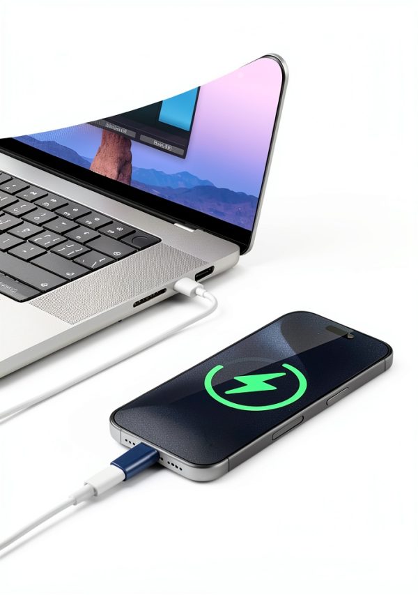 USB C to Lightning Adapter Lertosen Aluminum-2