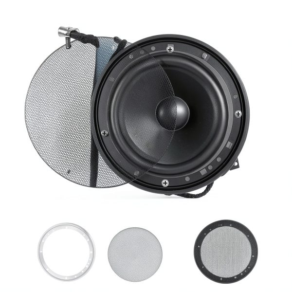 Speaker Grill Figpade Car Stereo Mesh Black-5