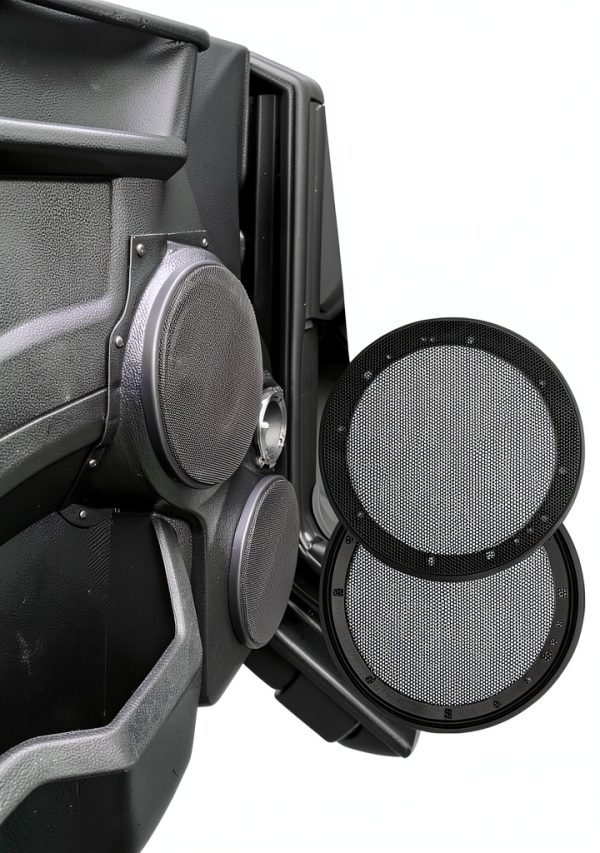 YGDMD Speaker Grill Cover Black Plastic Iron-6
