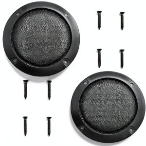 LoveIysp Speaker Grill Cover Mesh Decorative Circle-0