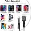 iPhone Lightning Cables DFLASHS Braided Nylon-6