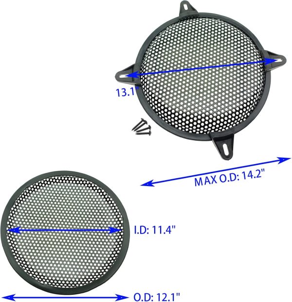 FDXGYH Home Speaker Protective Cover Metal Durable-1
