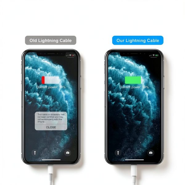 Lightning Cable Cionum MFi 6ft Fast Charge-2