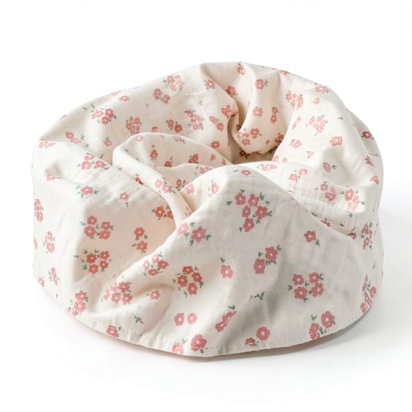 BuLuTu Kids Duvet Cover Muslin Floral Cotton-4