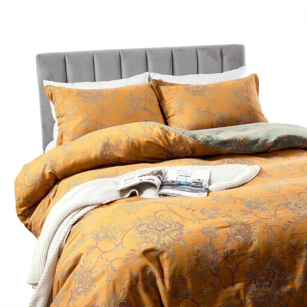 Softta King Duvet Cover Set Cotton Vintage Floral-2