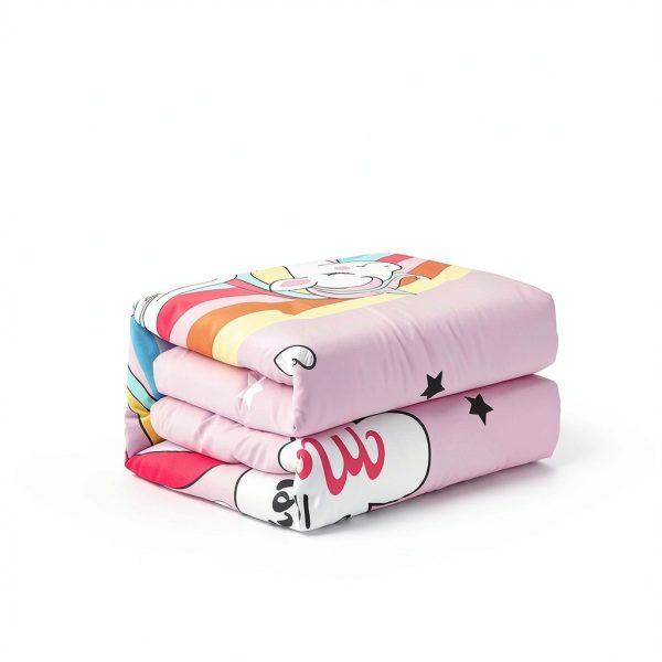 Unicorn Duvet Cover Pink UOZZI BEDDING Queen Size with Pillow Shams-8