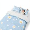 Castle Fairy Full Microfiber Duvet Cover Set Flower 01 Kids-2
