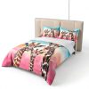 jejeloiu Cotton Duvet Cover Twin Multi 30 Modern Cartoon 2‑Piece Set-2
