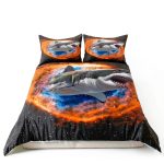 Castle Fairy King Microfiber Duvet Cover Animal Print 650 Thread Count-0